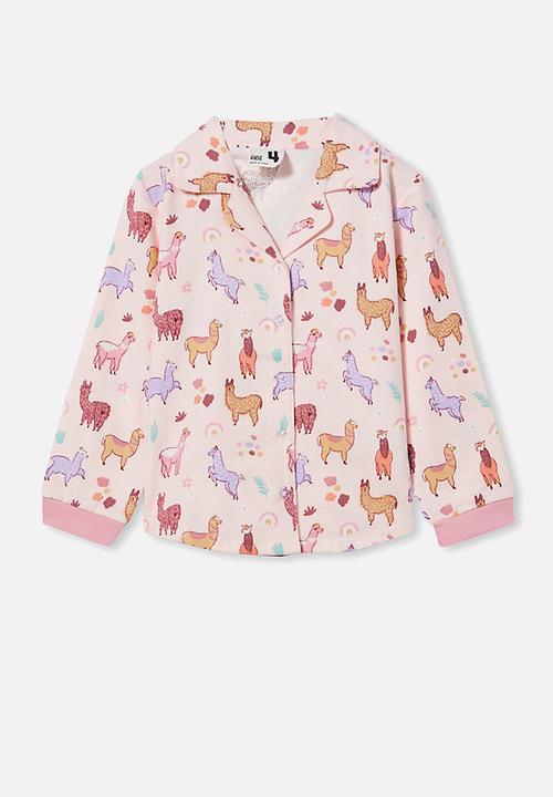 Cotton On - Angie long sleeve pyjama set - pink