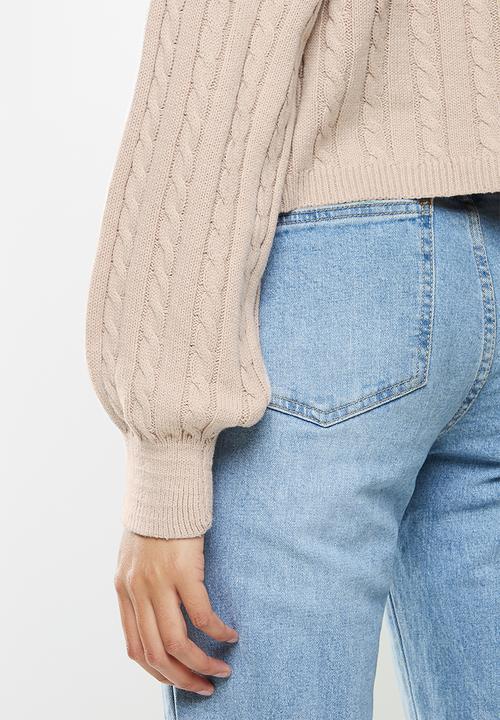 Cotton On - Cable co-ord pullover - silverstone