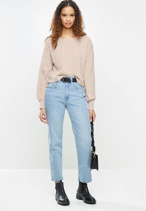 Cotton On - Cable co-ord pullover - silverstone