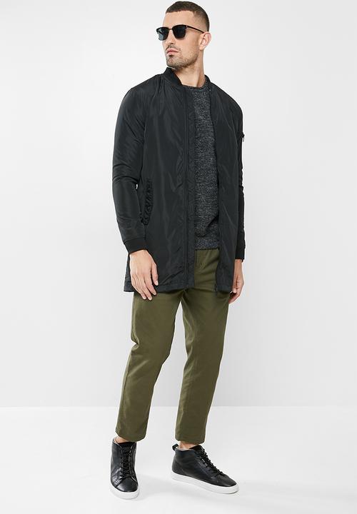 Brave Soul - Robinson bomber jacket - black