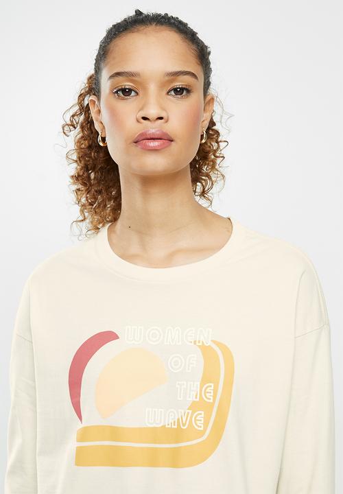 O'Neill - Wave women long sleeve t-shirt - beige 