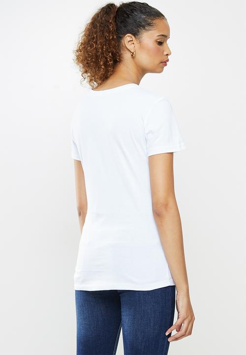 O'Neill - Wavey short sleeve t-shirt - white