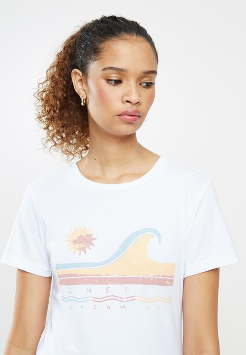 O'Neill - Wavey short sleeve t-shirt - white