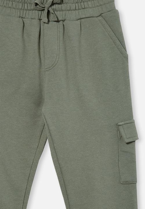 Cotton On - Cargo trackpant - green