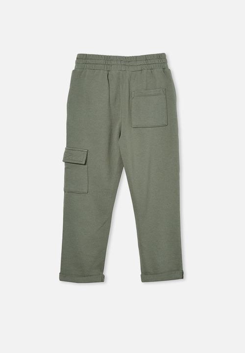 Cotton On - Cargo trackpant - green