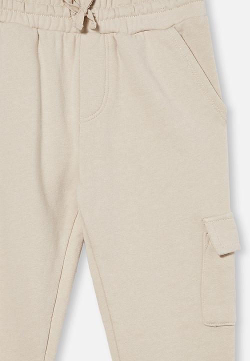 Cotton On - Cargo trackpant - beige