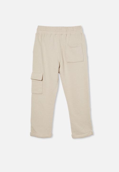 Cotton On - Cargo trackpant - beige