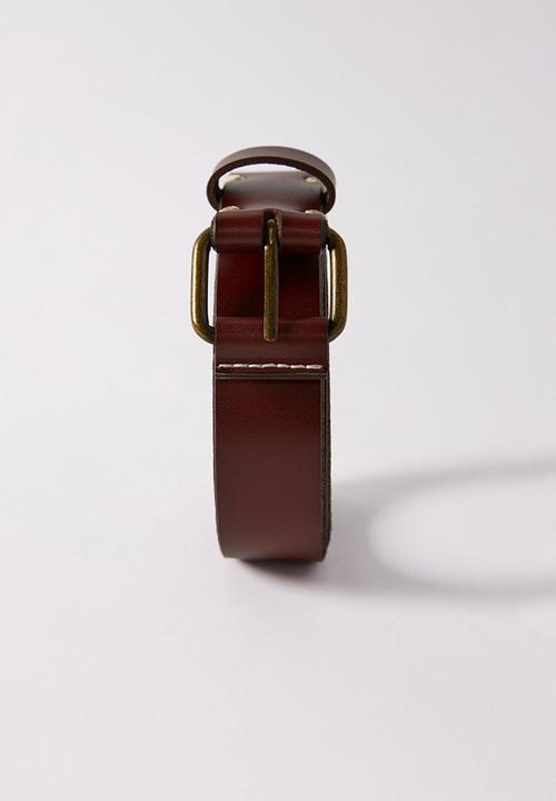 MANGO - Belt ivan - brown