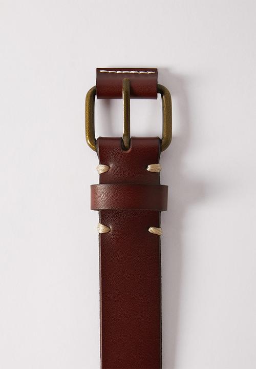 MANGO - Belt ivan - brown