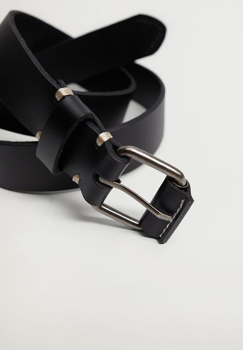 MANGO - Belt ivan - black