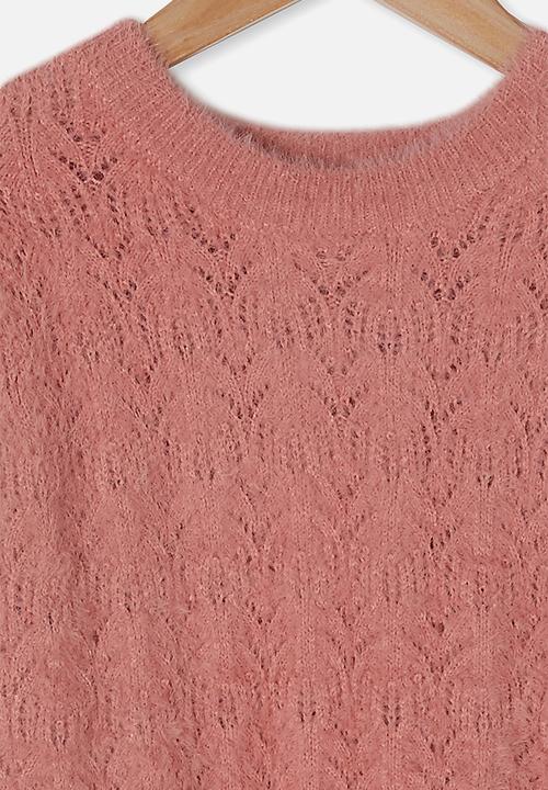 Cotton On - Addie pointelle jumper - pink