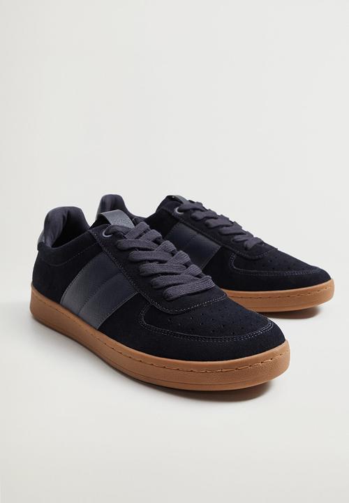 MANGO - Putxet leather sneaker - medium blue
