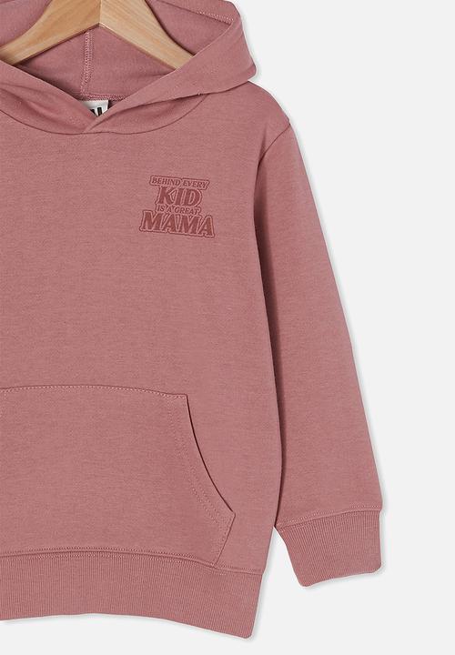 Cotton On - Milo hoodie - dusty berry