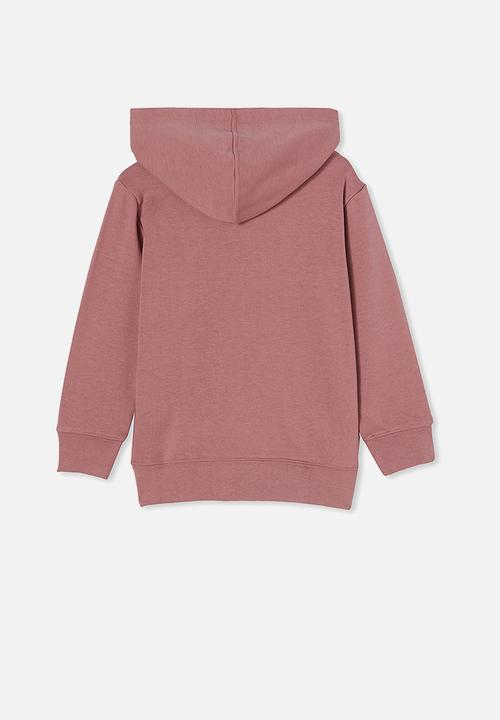 Cotton On - Milo hoodie - dusty berry