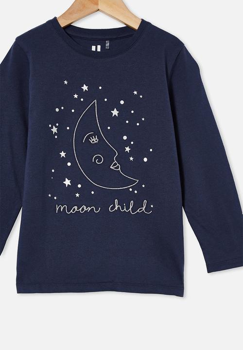 Cotton On - Penelope long sleeve tee - navy