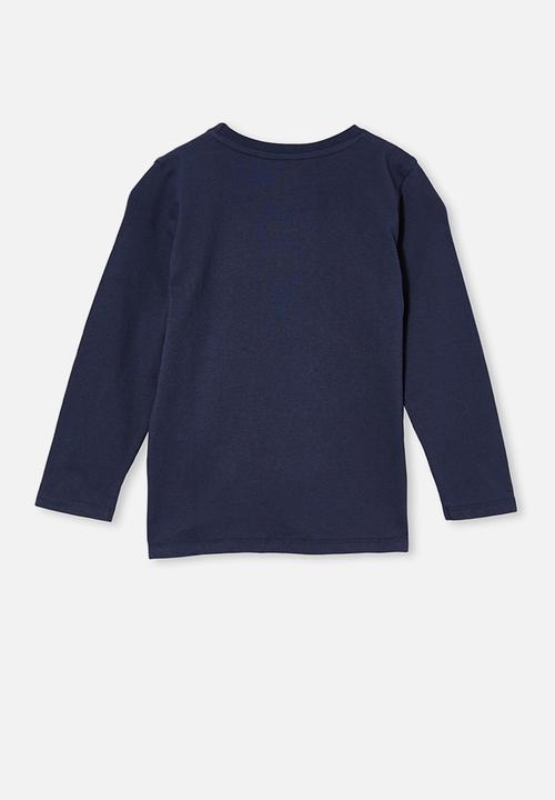 Cotton On - Penelope long sleeve tee - navy
