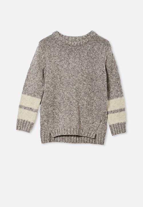 Cotton On - Blair knit crew - grey 