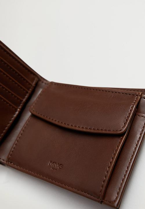 MANGO - Wallet classic  - medium brown