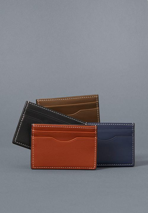 MANGO - Card holder twofaces - brown