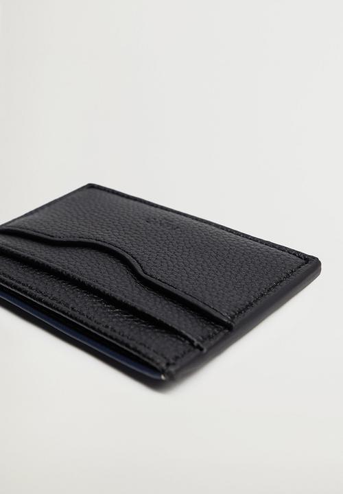 MANGO - Card holder twofaces - blue