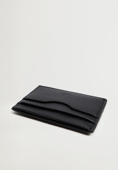 MANGO - Card holder twofaces - black
