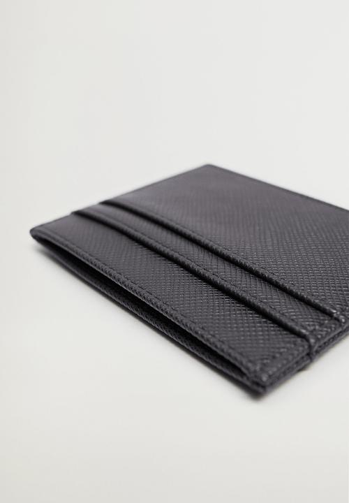 MANGO - Card holder basic - grey