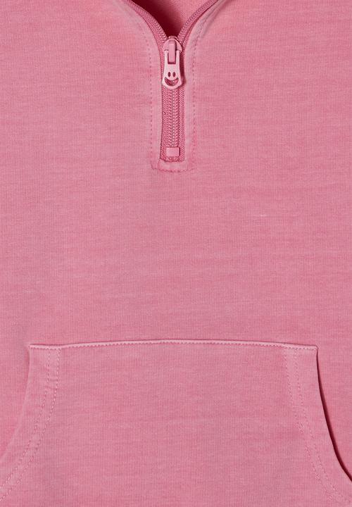 Cotton On - Angelica half zip jumper - pink 