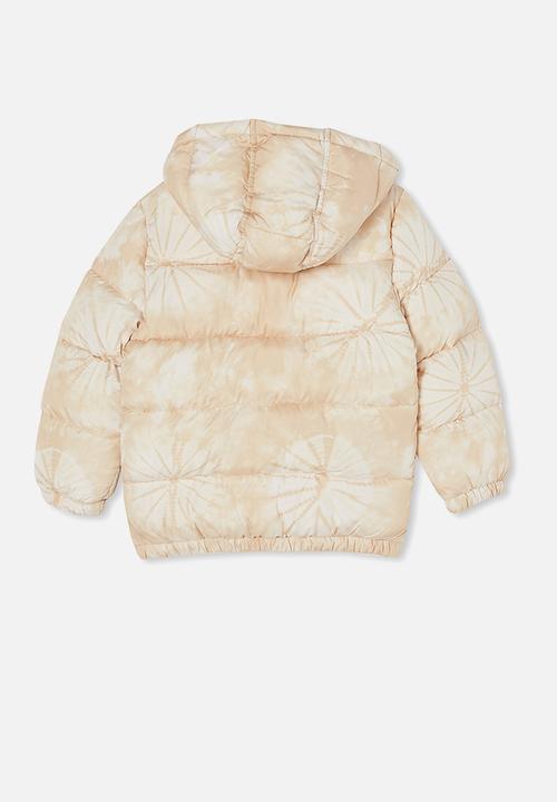 Cotton On - Frankie puffer jacket - beige