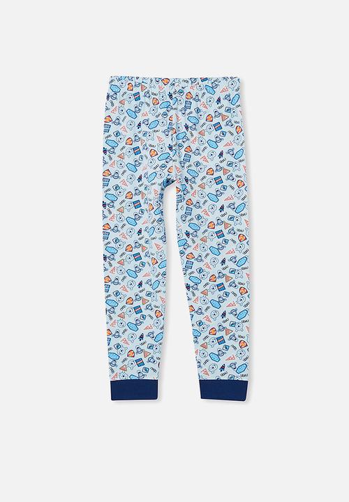 Cotton On - Orlando long sleeve pyjama set licensed - light blue