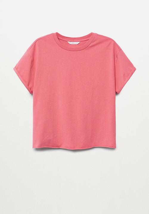 MANGO - Roll tee - pink