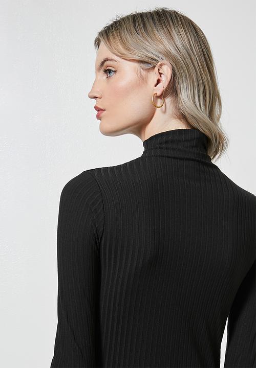 Superbalist - 2 Pack rib grown on funnel neck - milk & black