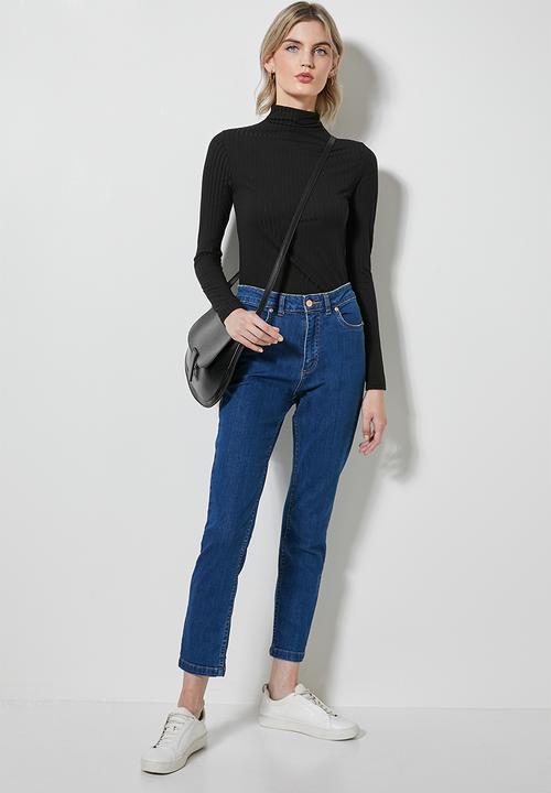 Superbalist - 2 Pack rib grown on funnel neck - milk & black