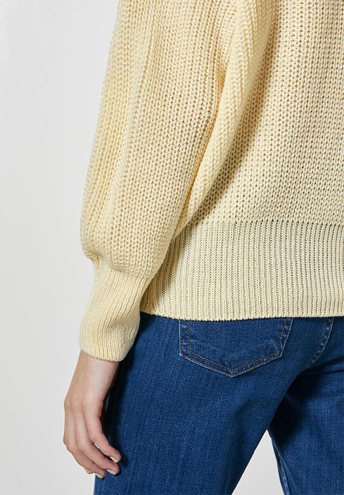 Superbalist - Roll neck pull over - soft yellow