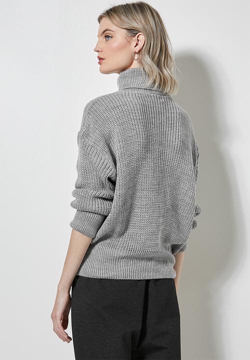 Superbalist - Roll neck pull over - grey