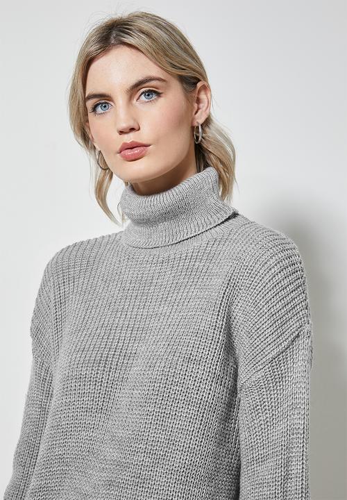Superbalist - Roll neck pull over - grey
