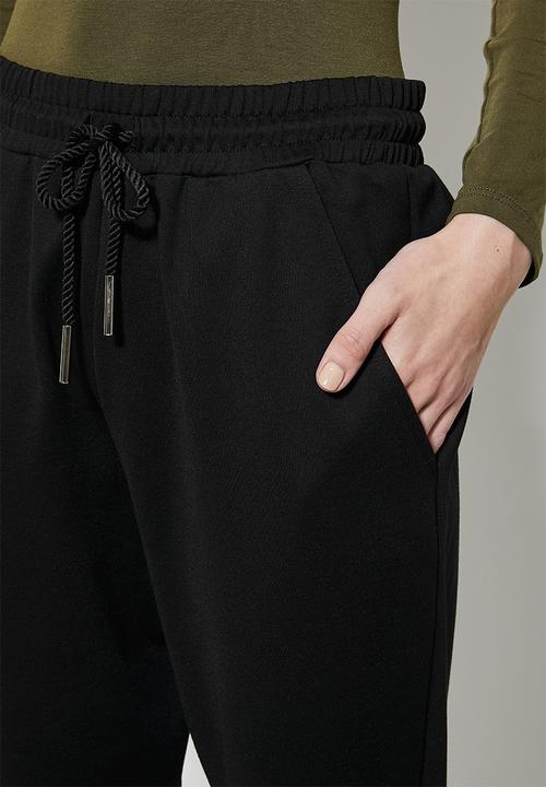 Superbalist - Premium drop crotch jogger - black