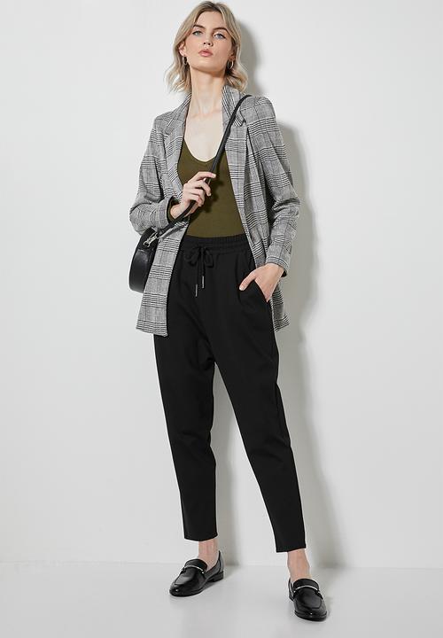 Superbalist - Premium drop crotch jogger - black