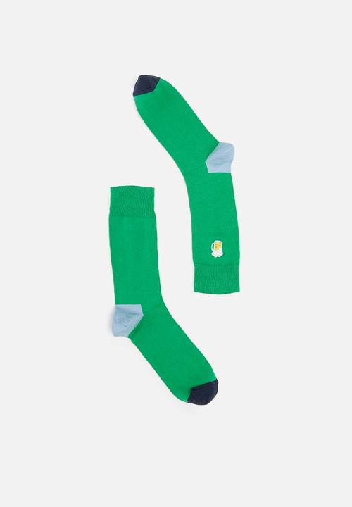 Happy Socks - 2-Pack beer socks gift set - multi