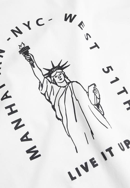 MANGO - Statue short sleeve tee - white