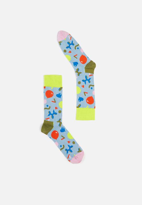 Happy Socks - 3 Pack happy birthday socks gift set - multi