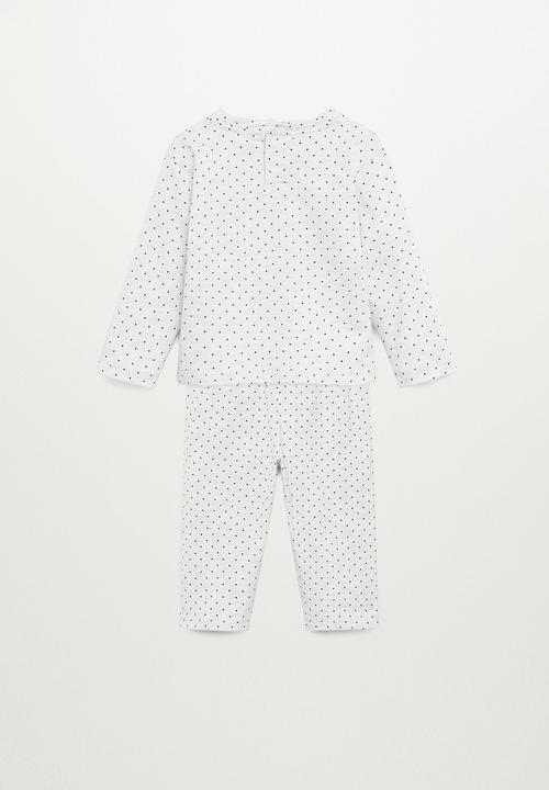 MANGO - Carlotab pyjamas - pastel grey