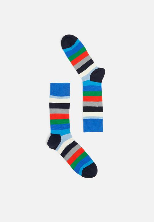 Happy Socks - 4 Pack navy socks gift set - multi