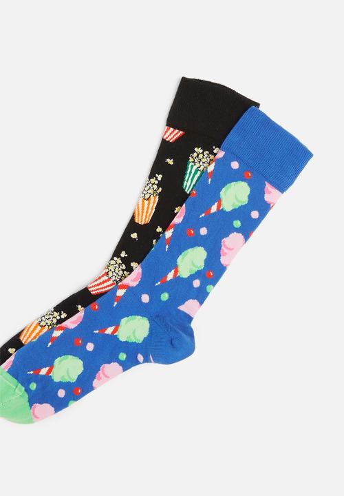 Happy Socks - 2-Pack snacks socks gift set - multi