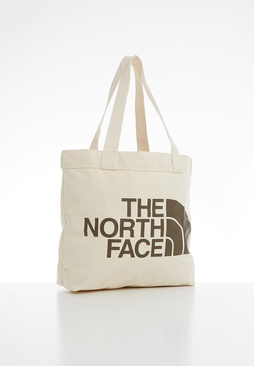 The North Face - Cotton tote - weimaraner brown large logo print