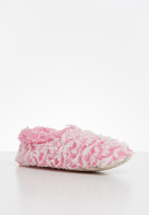 snoozies!® - Wiggly stripes slipper - pink
