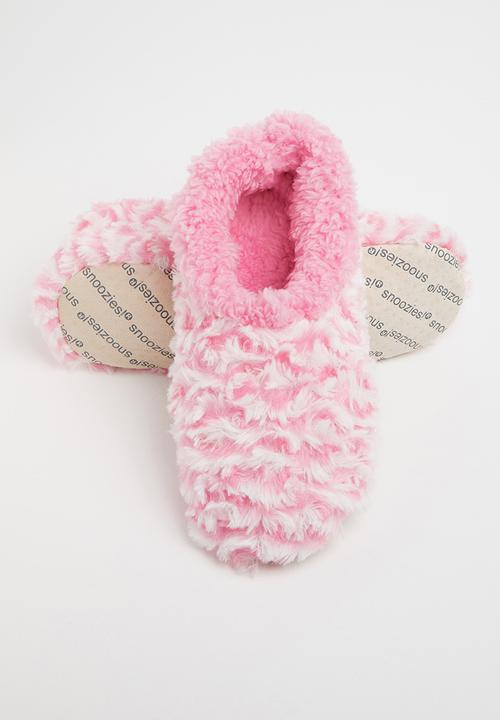 snoozies!® - Wiggly stripes slipper - pink