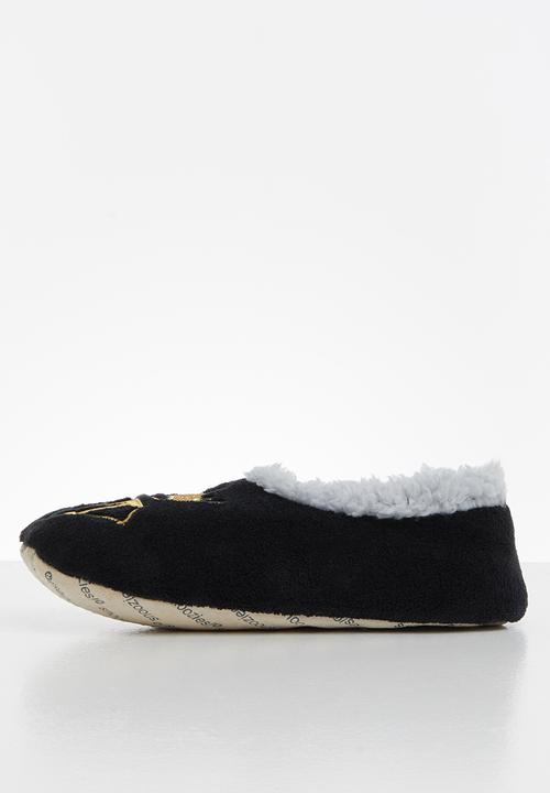 snoozies!® - Super mom slipper - black