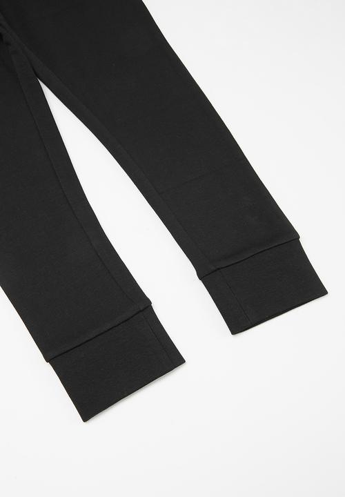 KAPPA - Logo crash pants - black