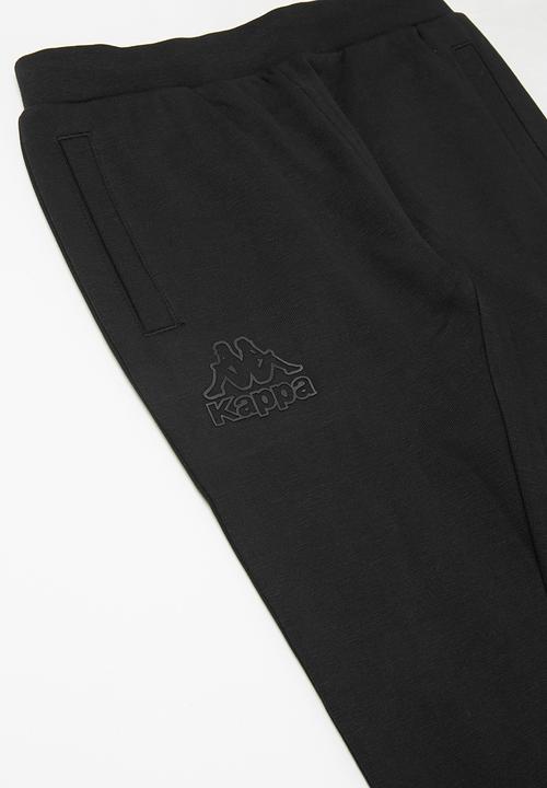 KAPPA - Logo crash pants - black