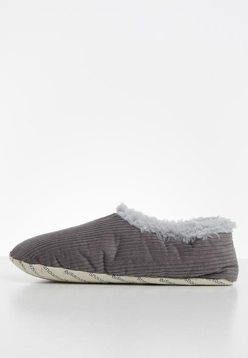 snoozies!® - Corduroy & two tone - grey